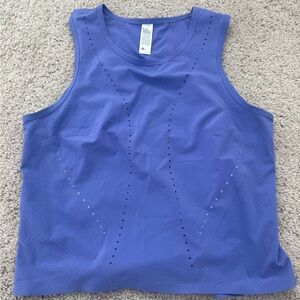 NWOT Lululemon Swift Ventilated Running Tank Top Charged Indigo - 4